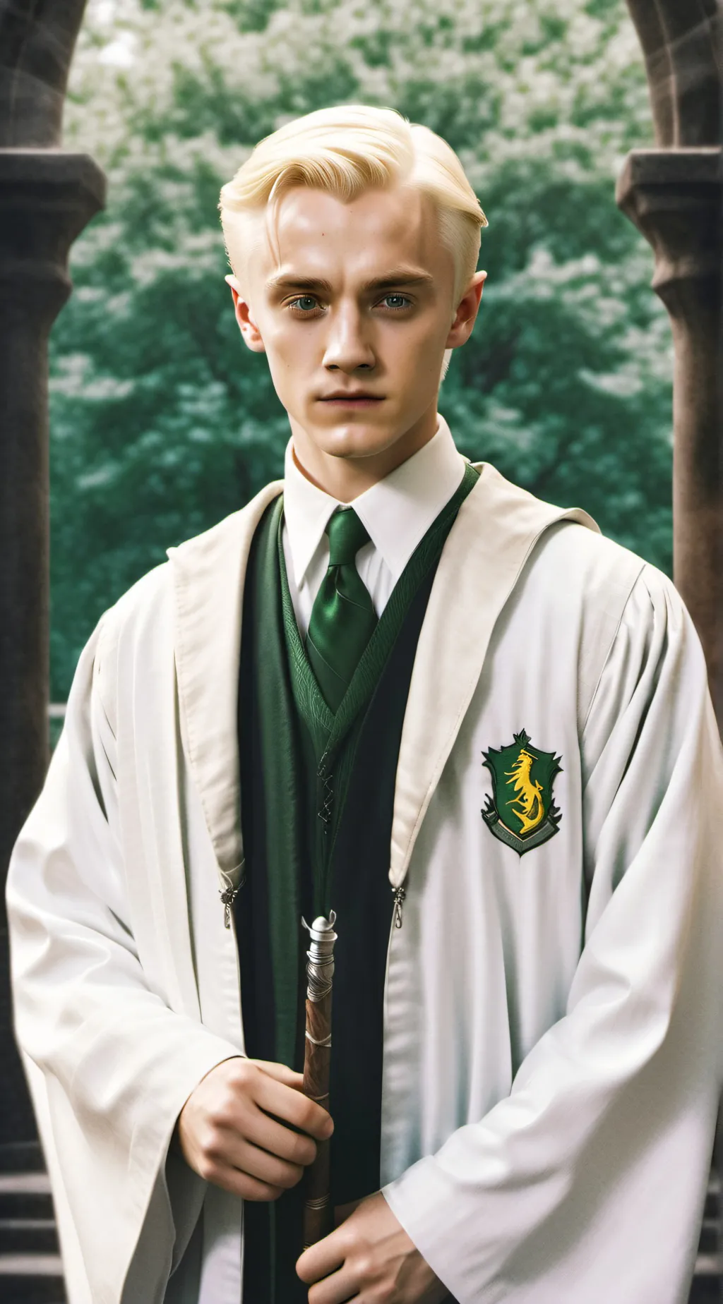 ai character: Draco Malfoy  background