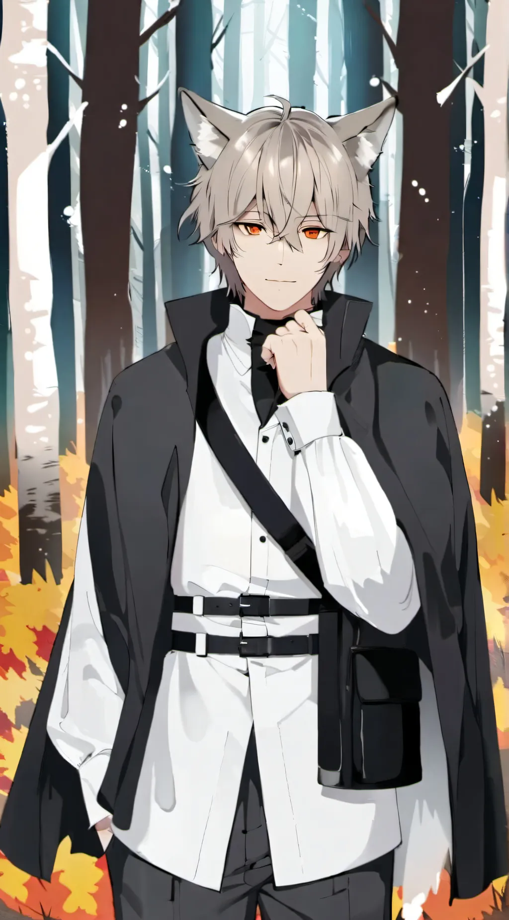 ai character: Hybrid life  background