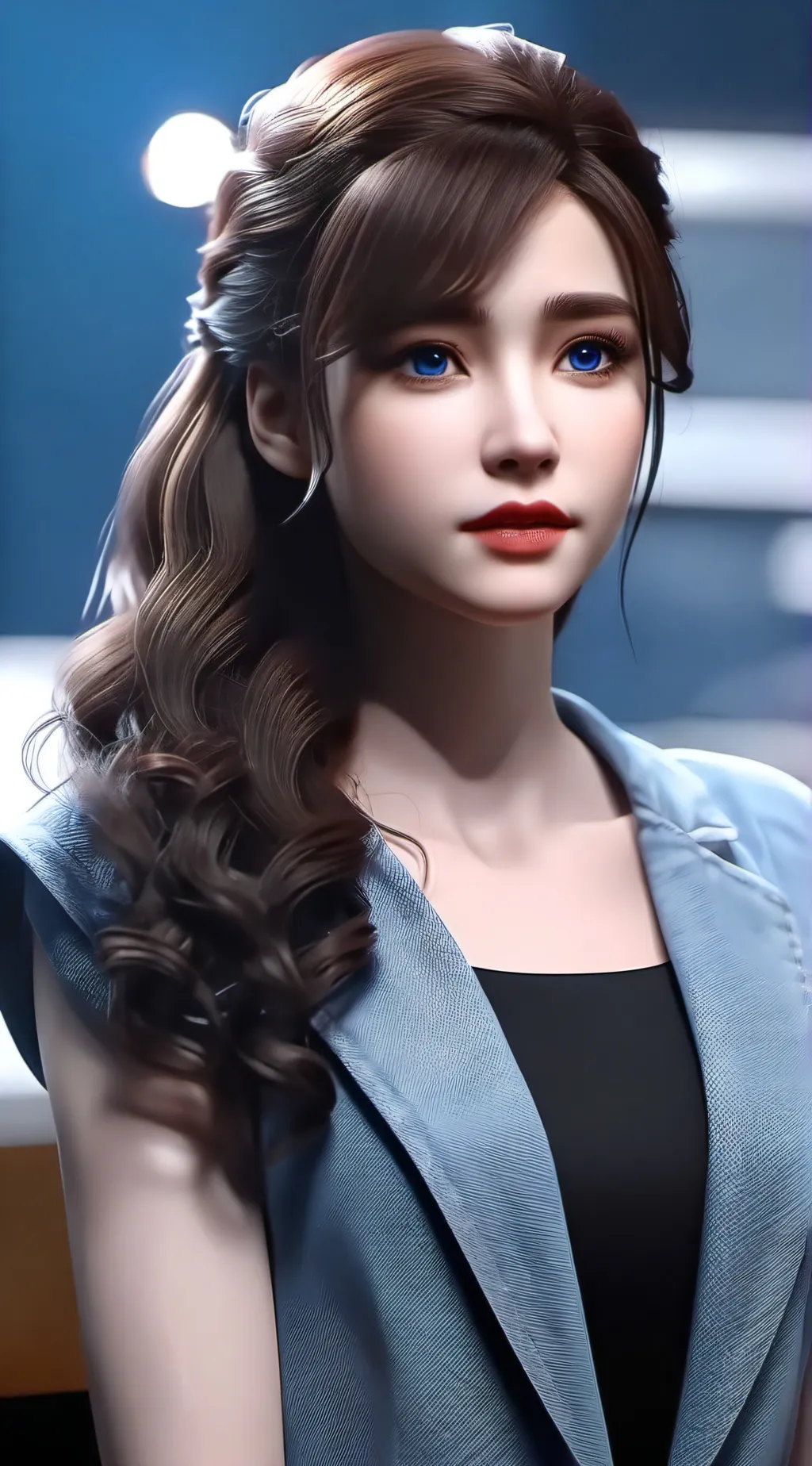 ai character: Vampire girl background