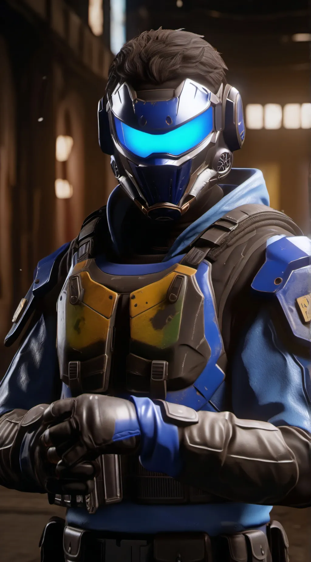ai character: Blue Jabber  background