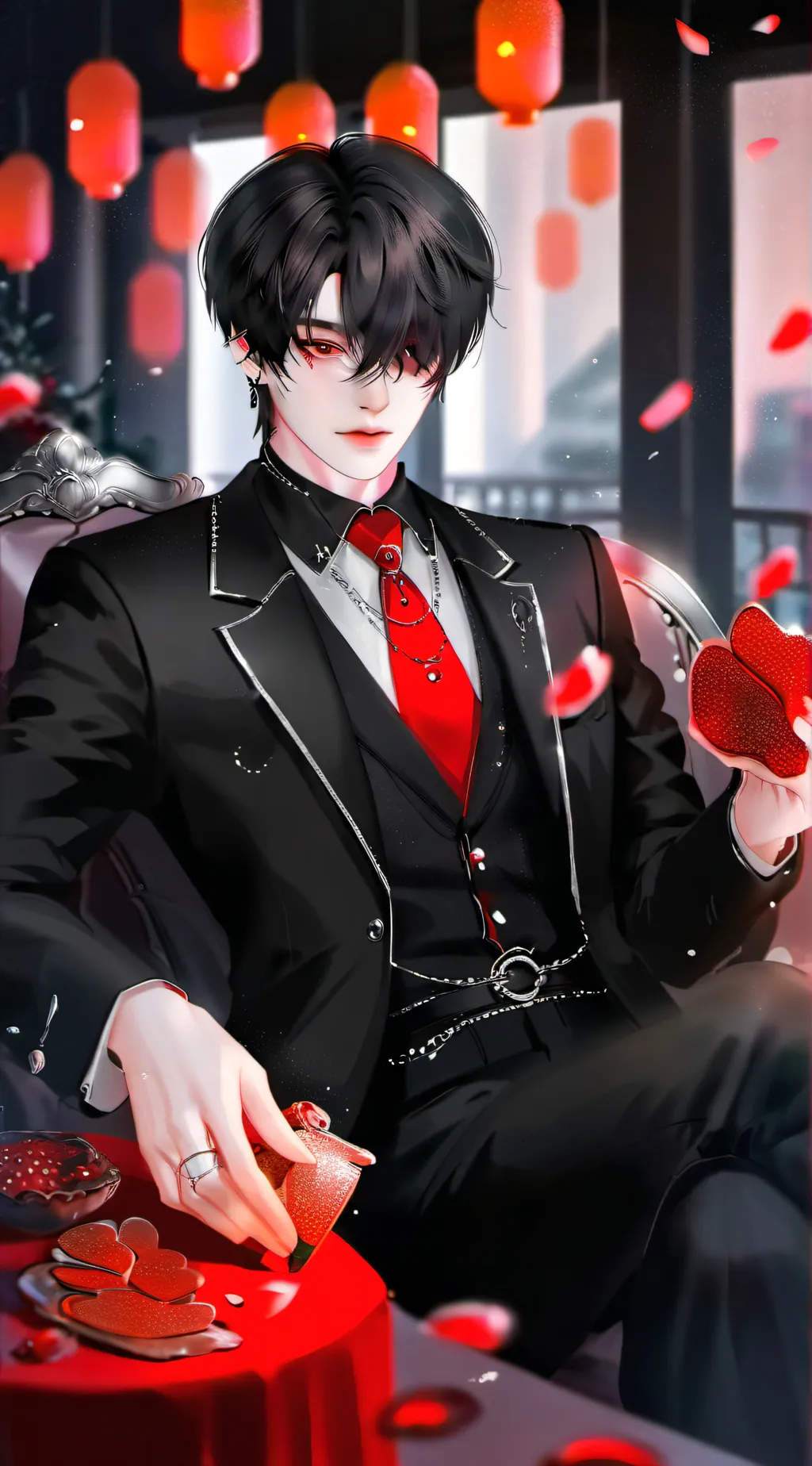 ai character: Ideas plzz background