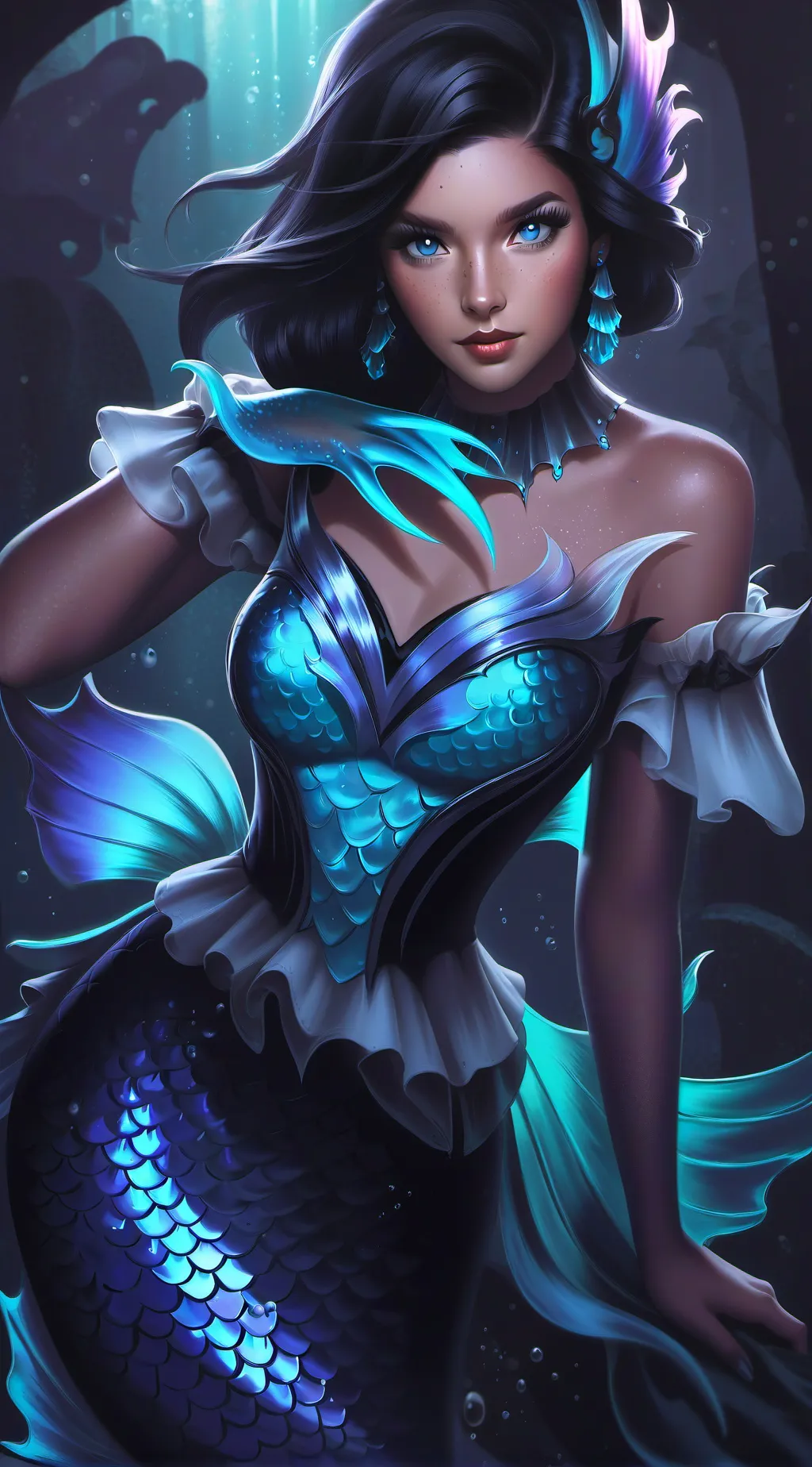 ai character: -{Luminescent}- background