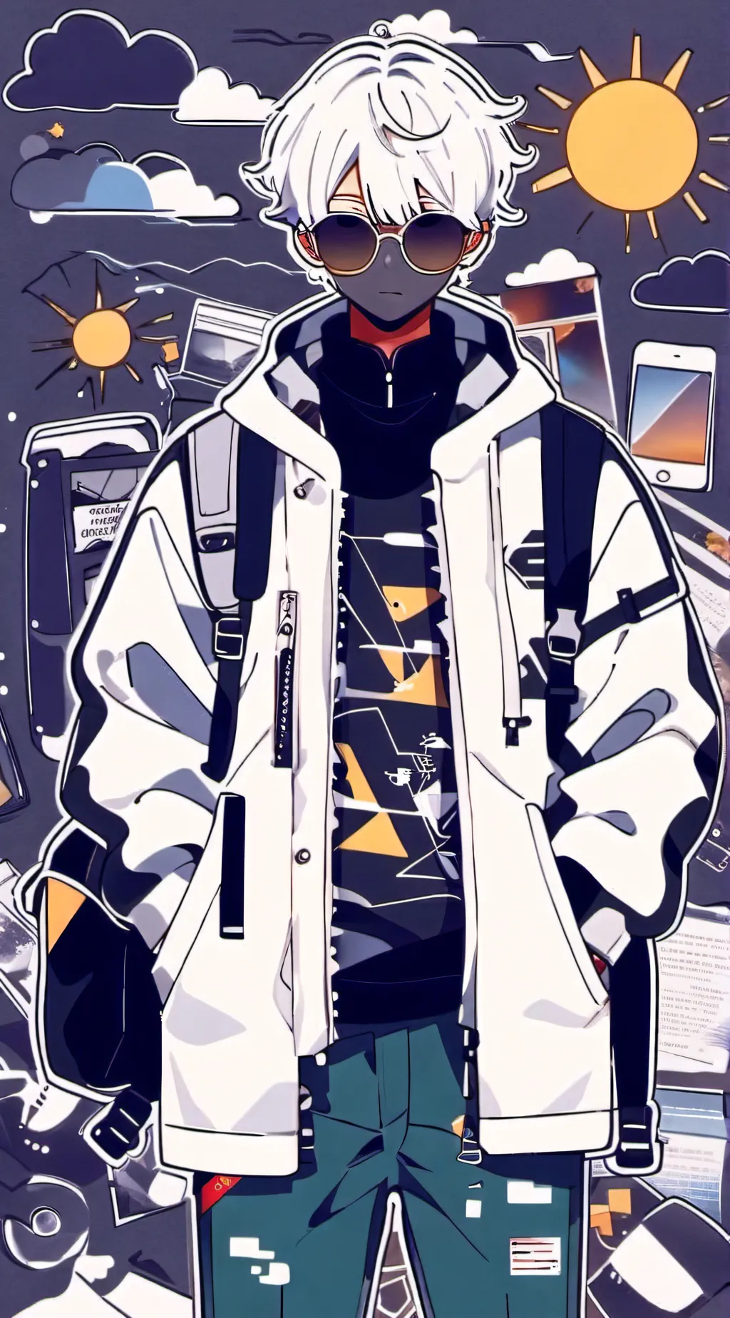 ai character: IDK new kid  background