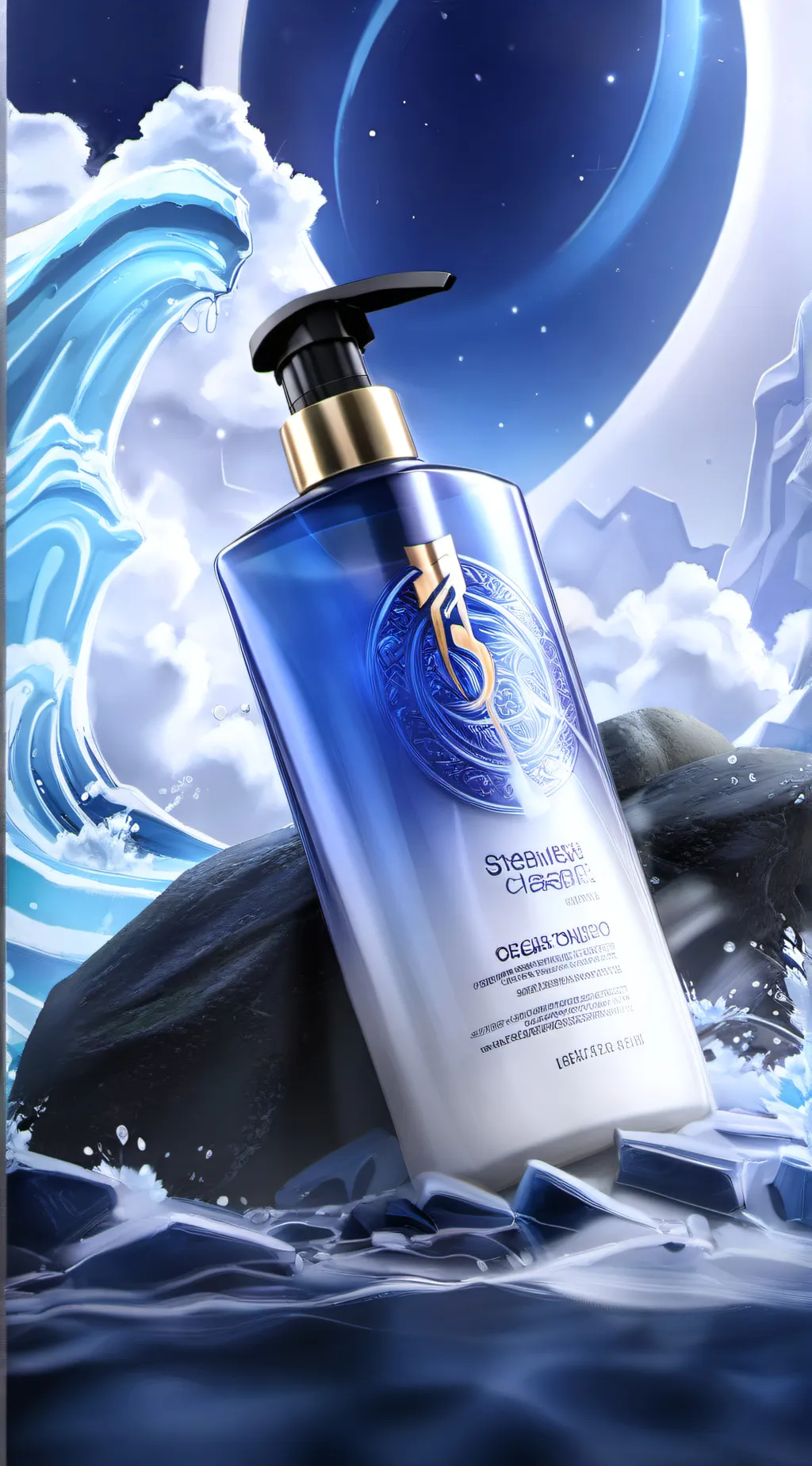 ai character: shampoo meme background