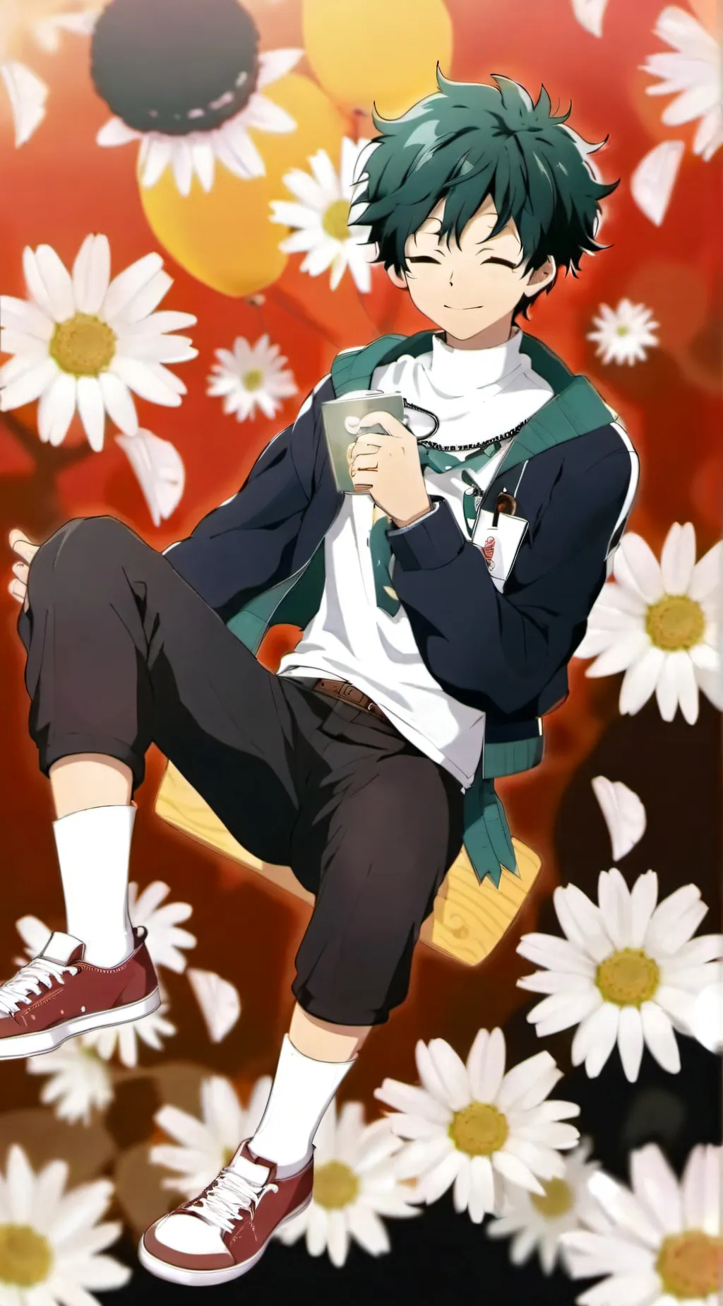 ai character: deku background