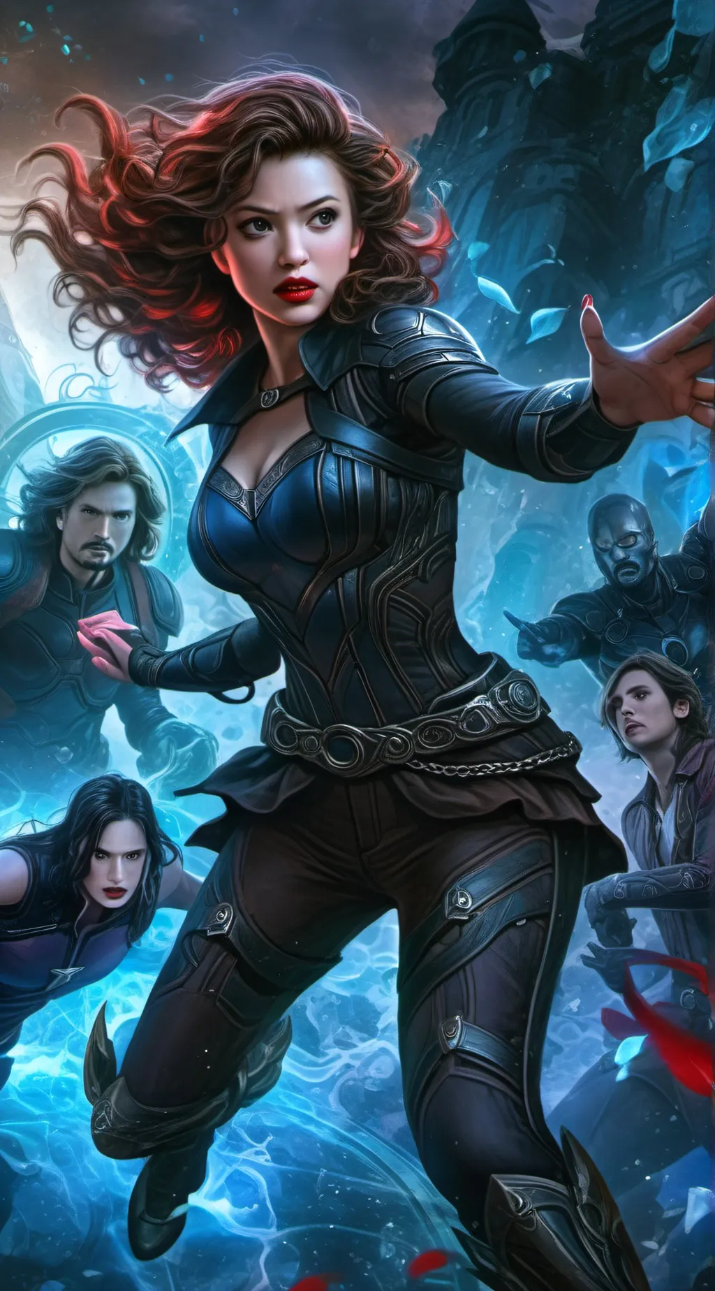ai character: avengers 8 background