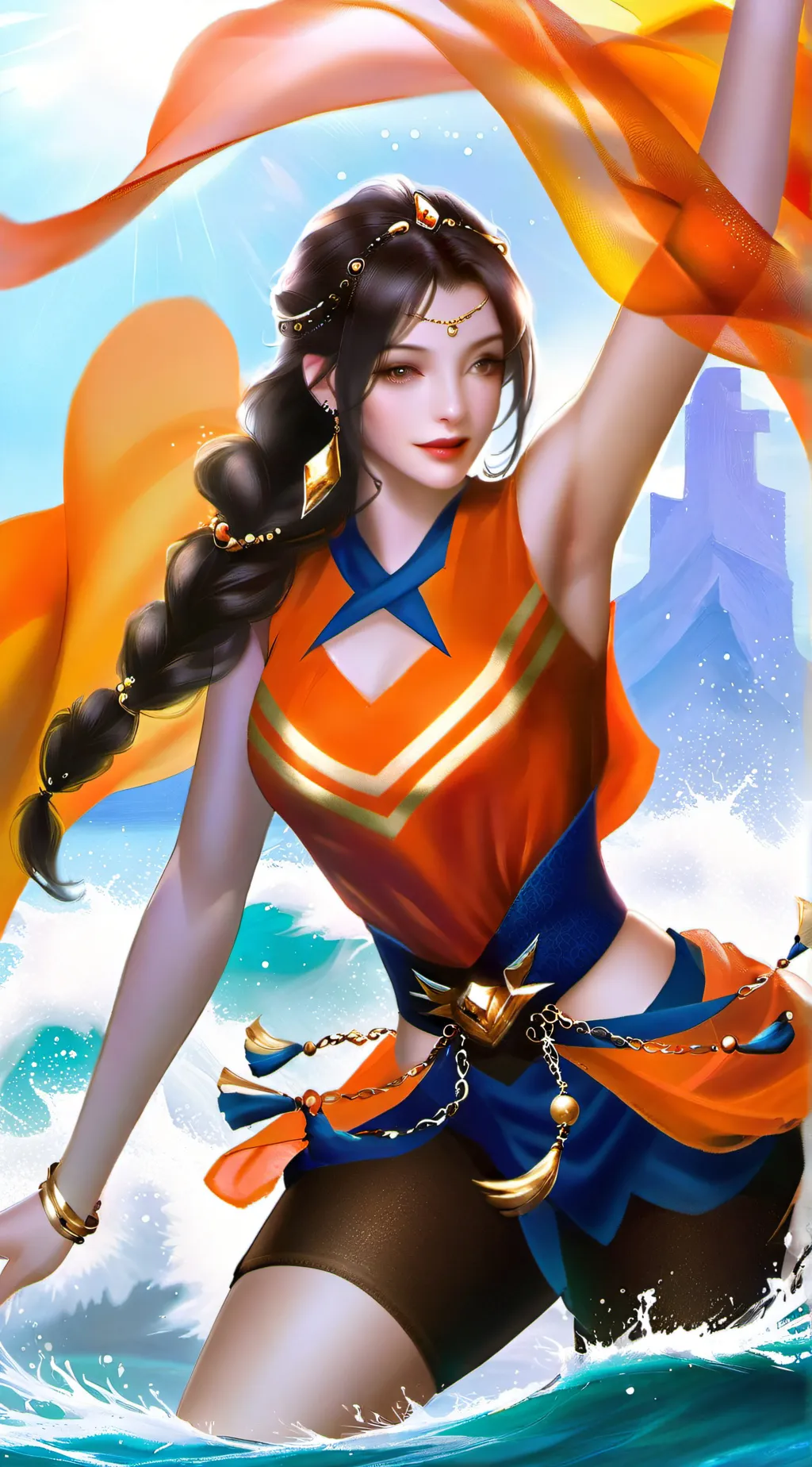 ai character: Blazira background