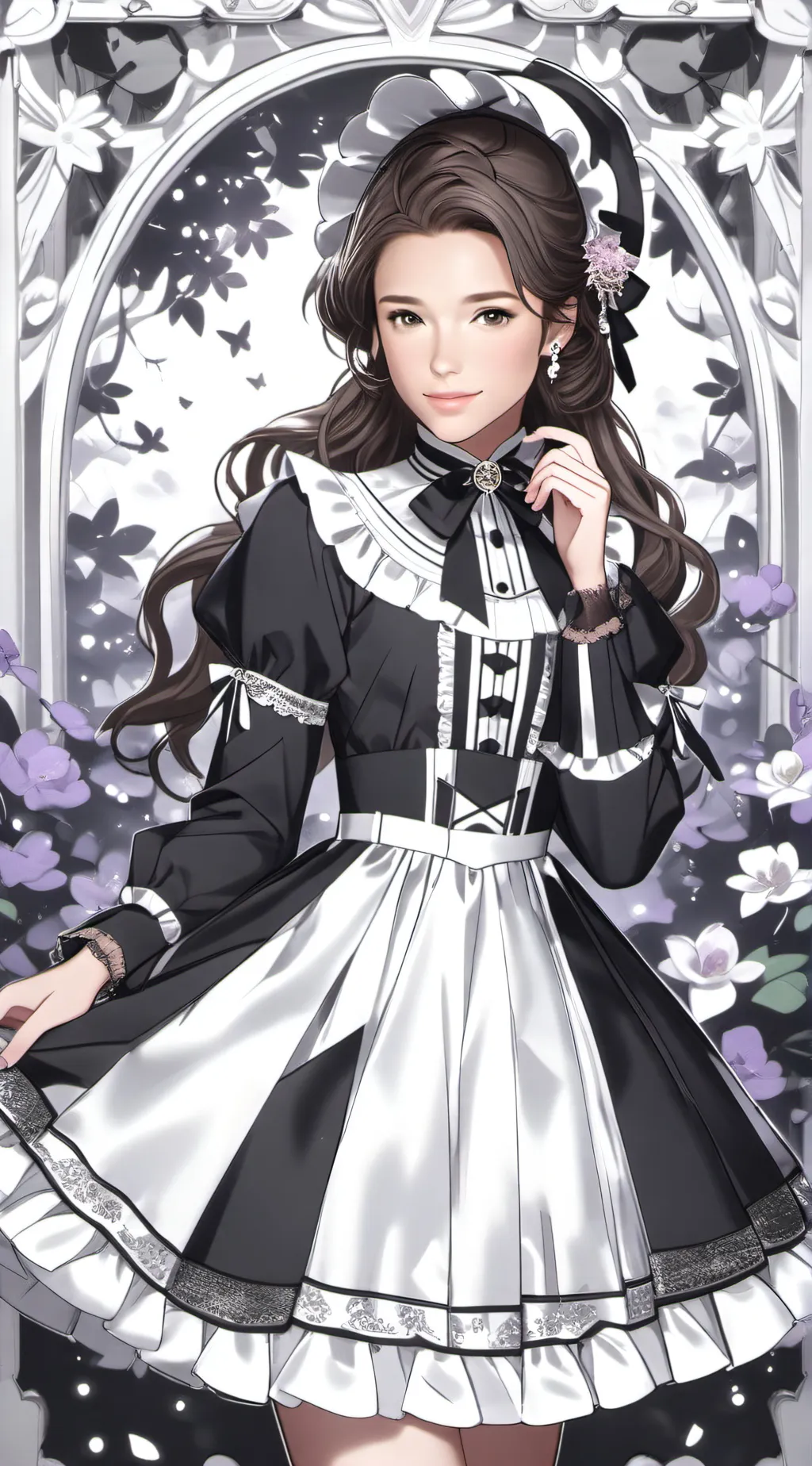 ai character: Madam big gyatt background