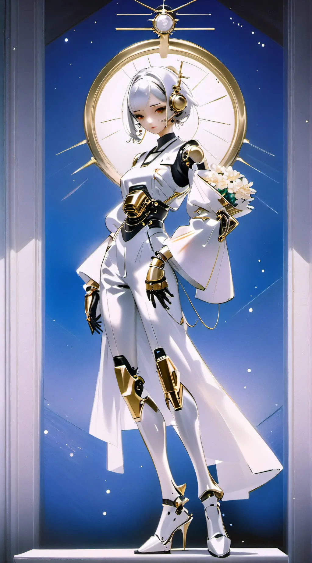 ai character: star and moon 🧭 background