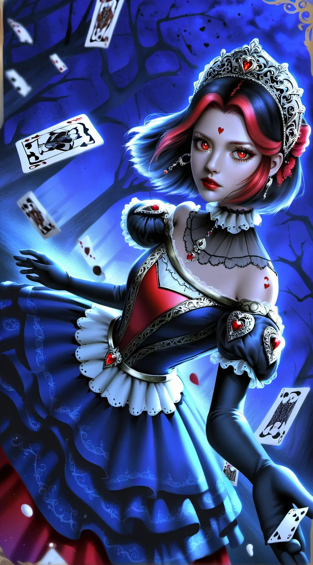ai character: Rose background