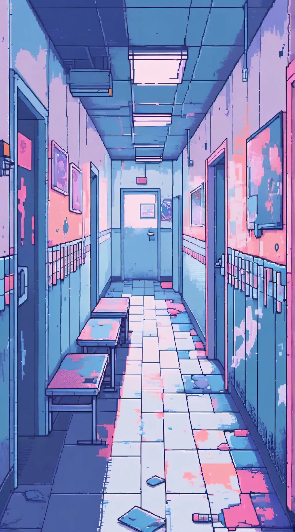 ai character: hh high school! :3 background