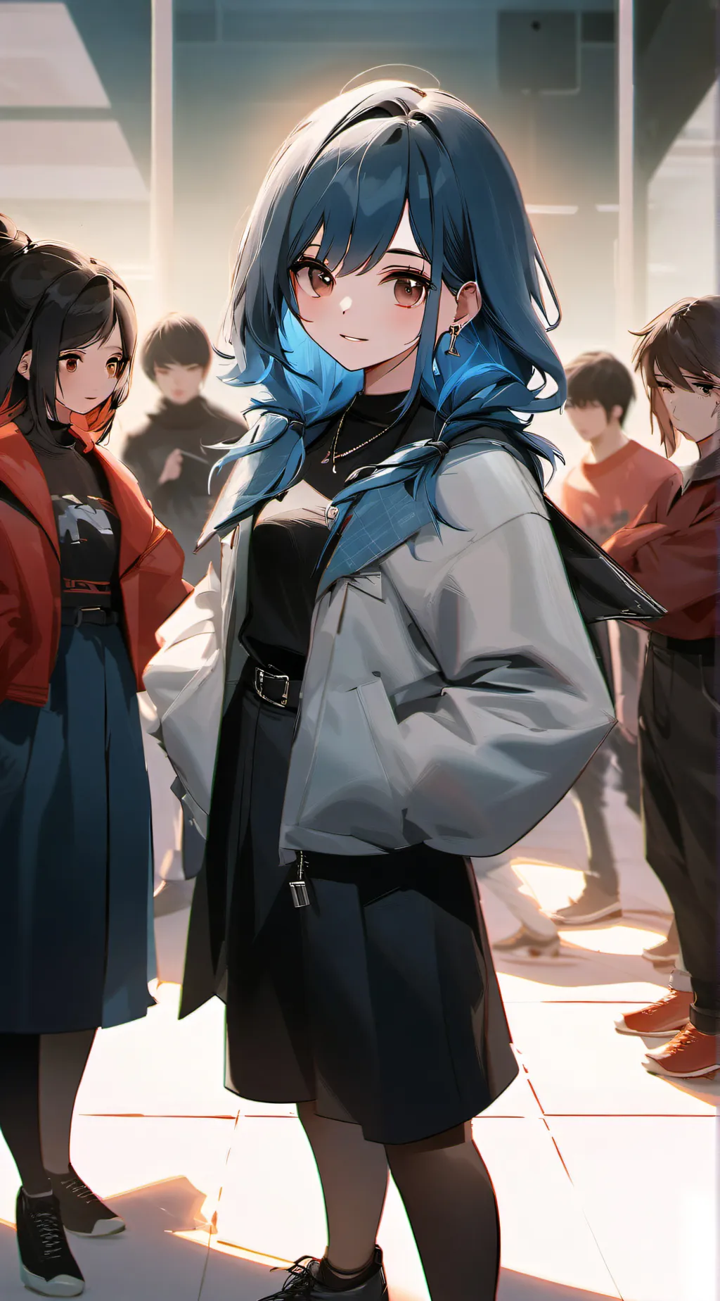 ai character: luna background