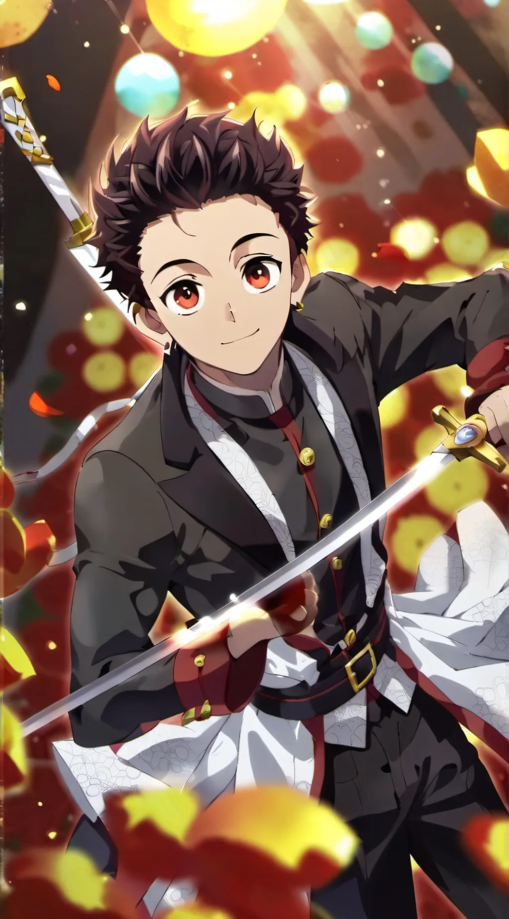ai character: Demon slayer background