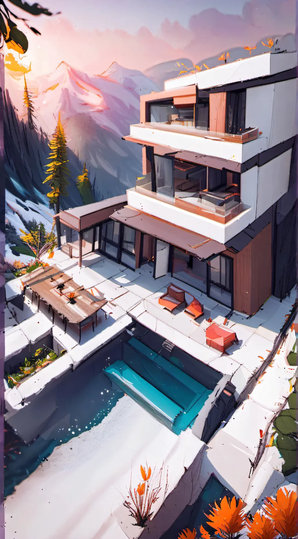 ai character: Trap House background