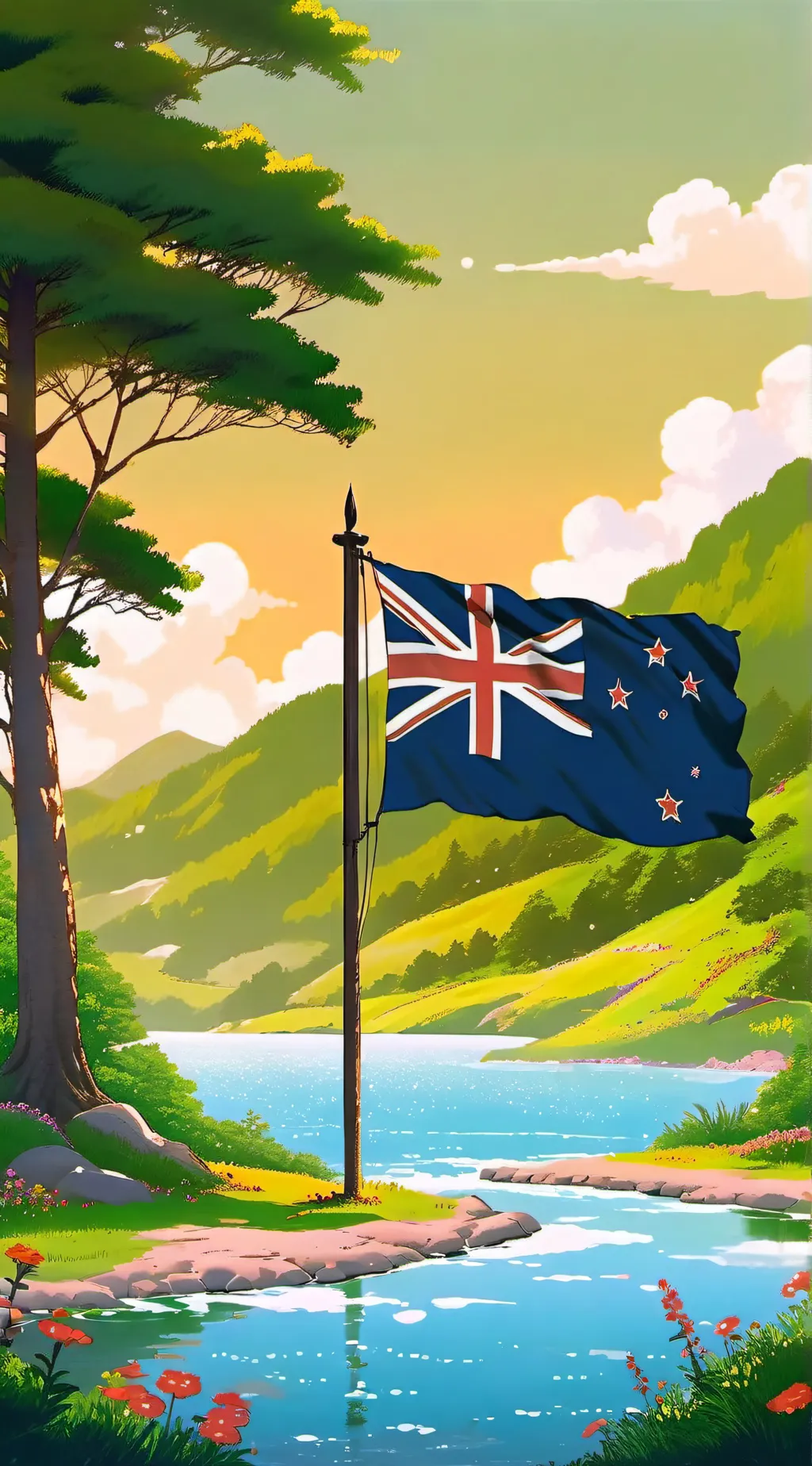 ai character: New Zealand Family background