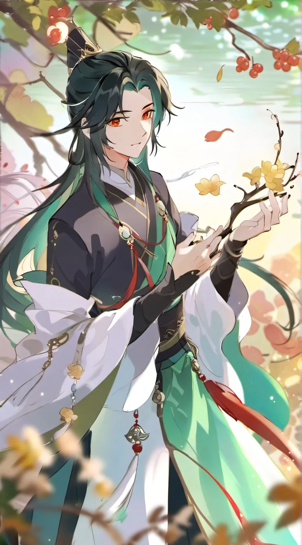 ai character: 魈 background
