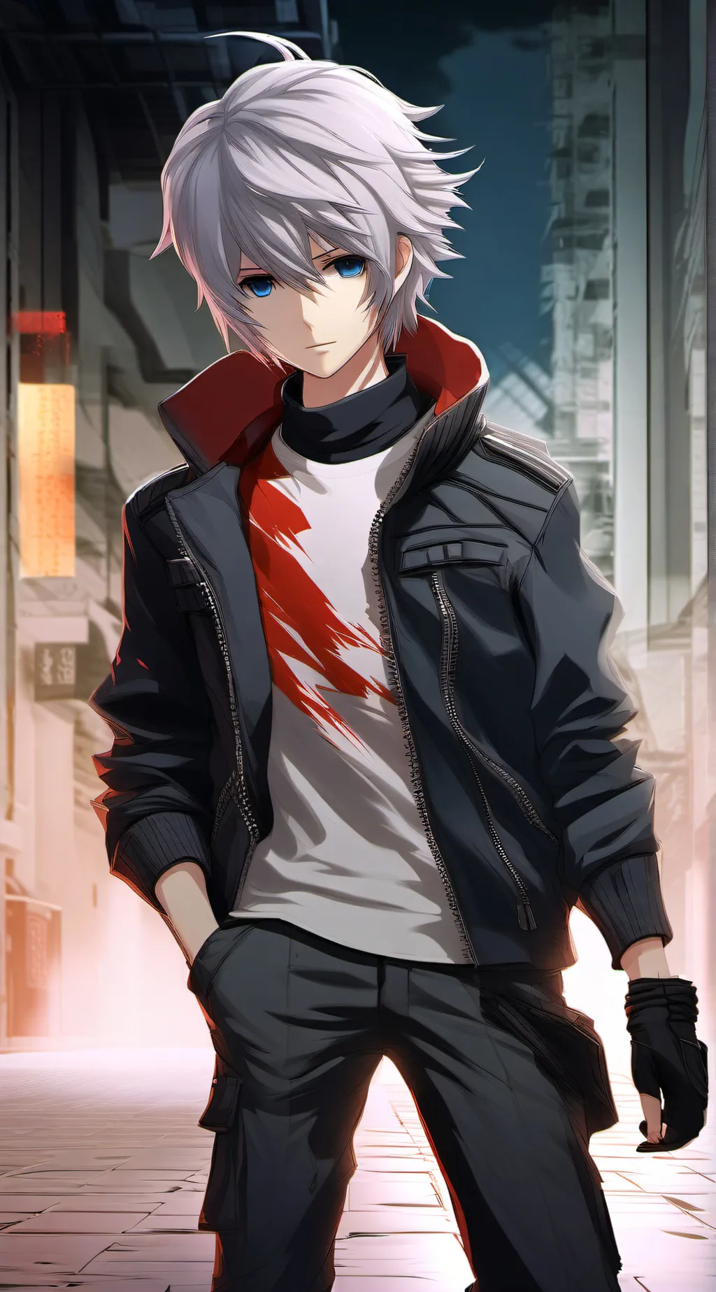 ai character: Vincent (shadow) background