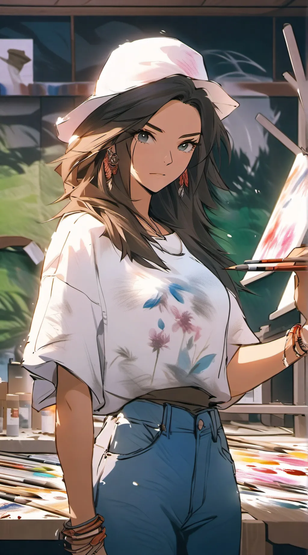 ai character: Serena background