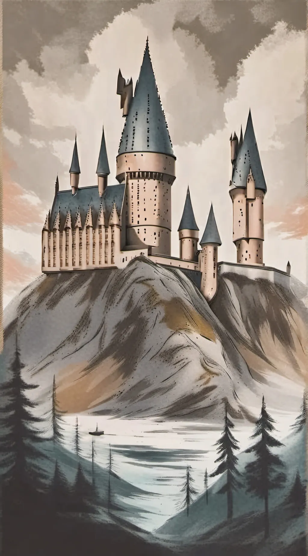 ai character: Hogwarts background