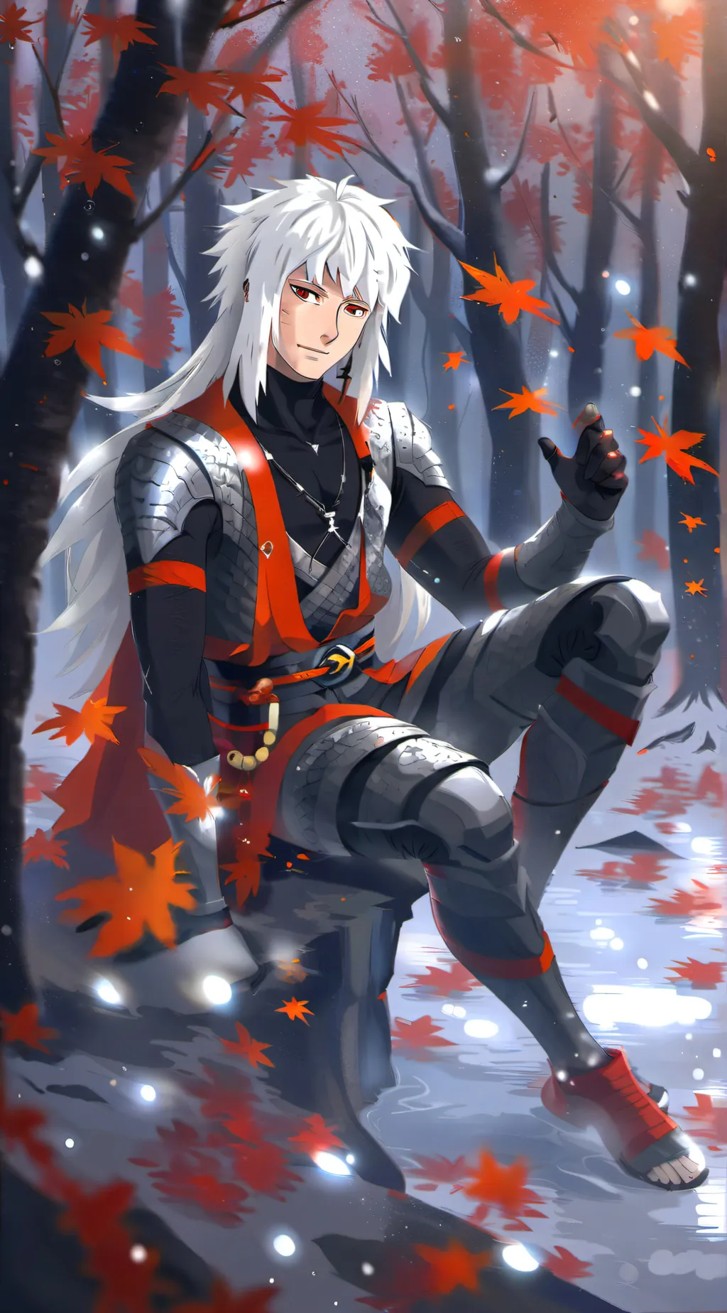 ai character: Lord Jiraiya  background