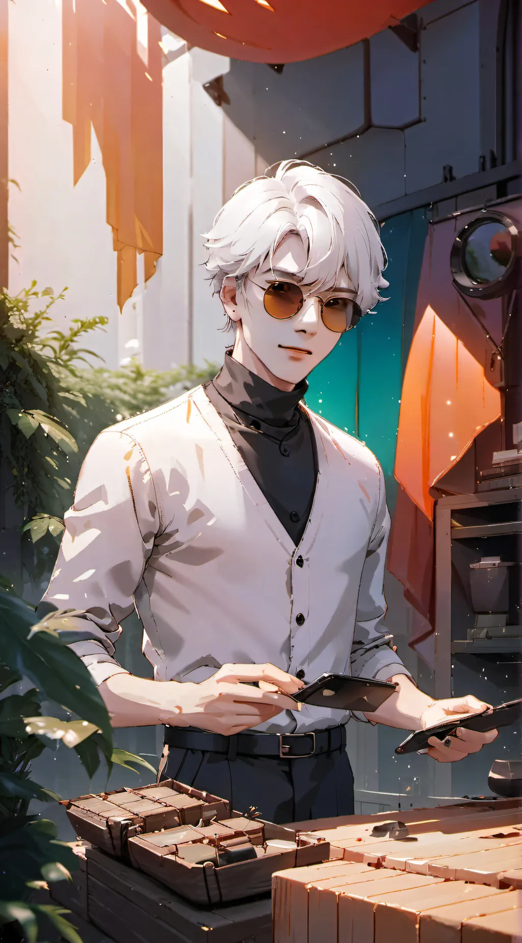 ai character: kevin background