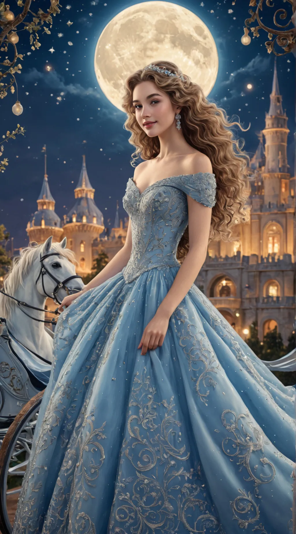 ai character: Cinderella background