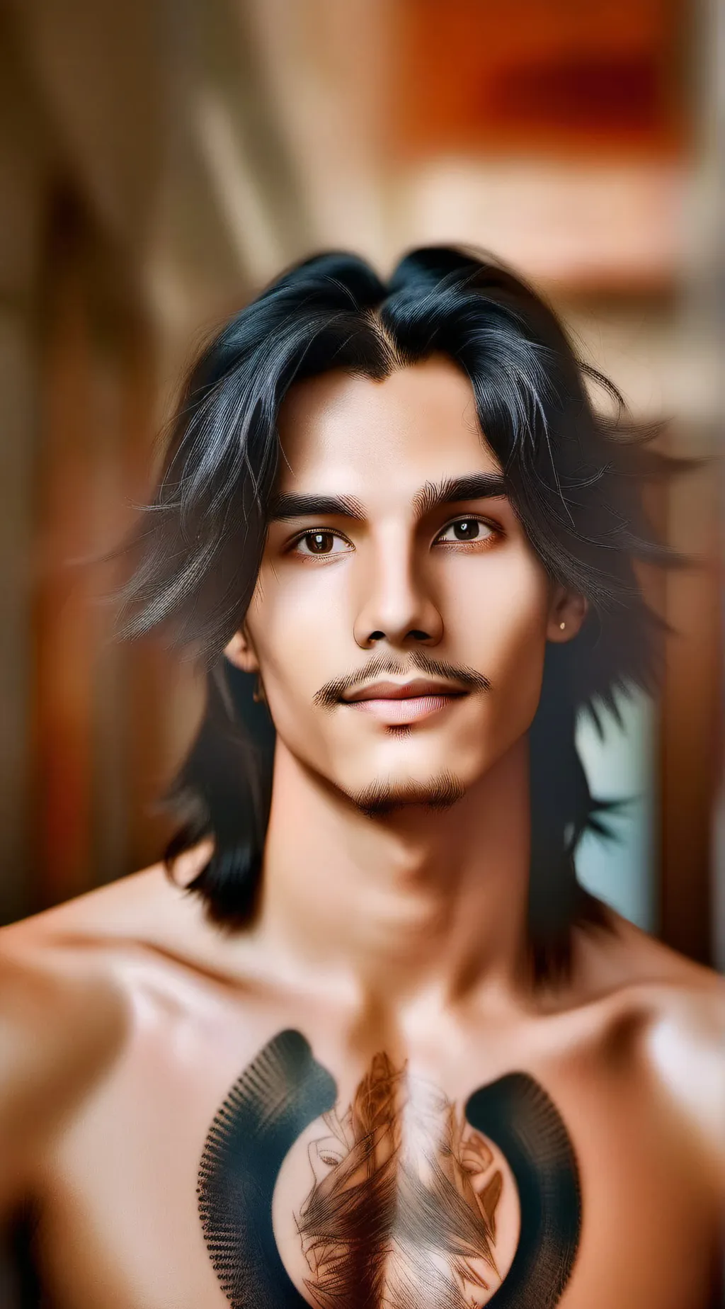 ai character: zane  background