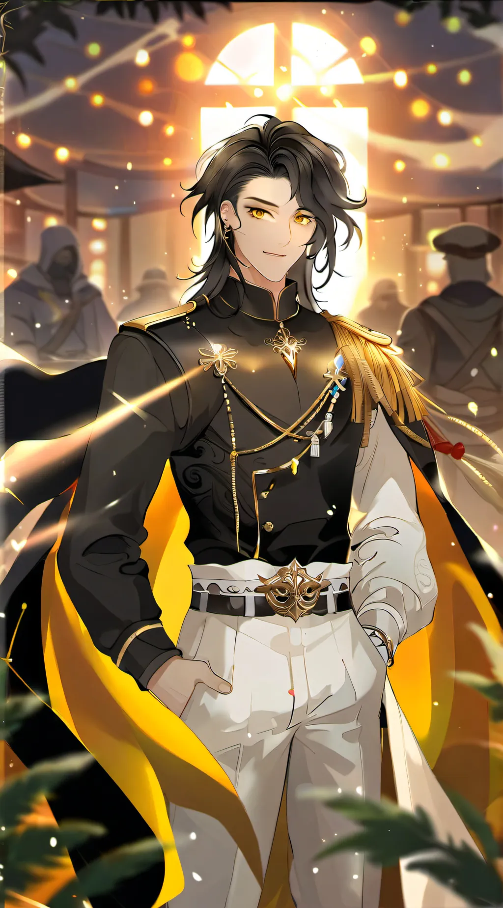 ai character: Azrael  background