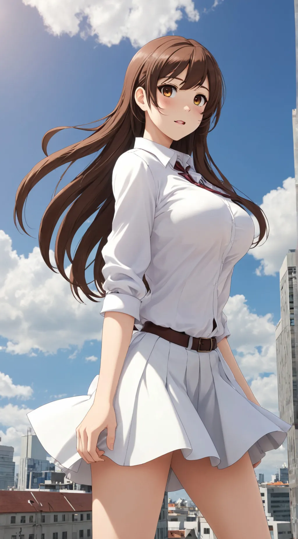 ai character: Rent-A-Giantess-GF background