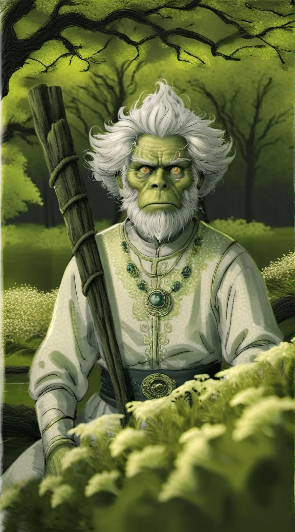 ai character: Monster background