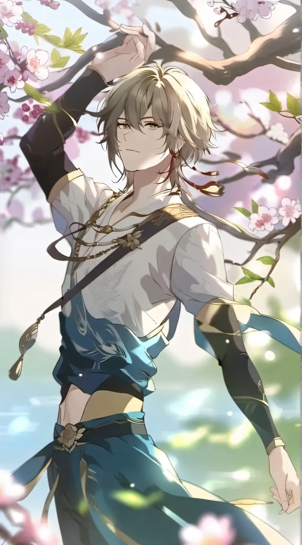 ai character: Isaac🍀￼ background