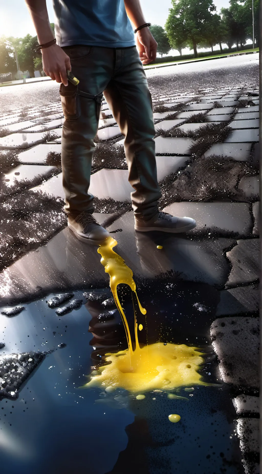 ai character: pee background