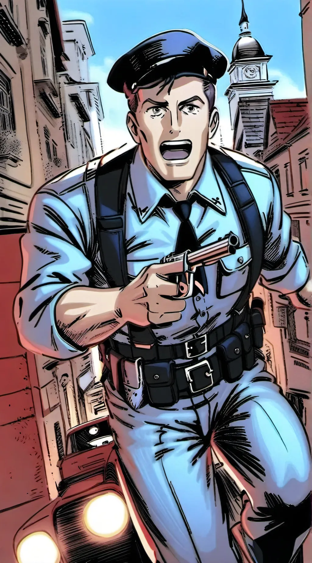 ai character: Полиция background