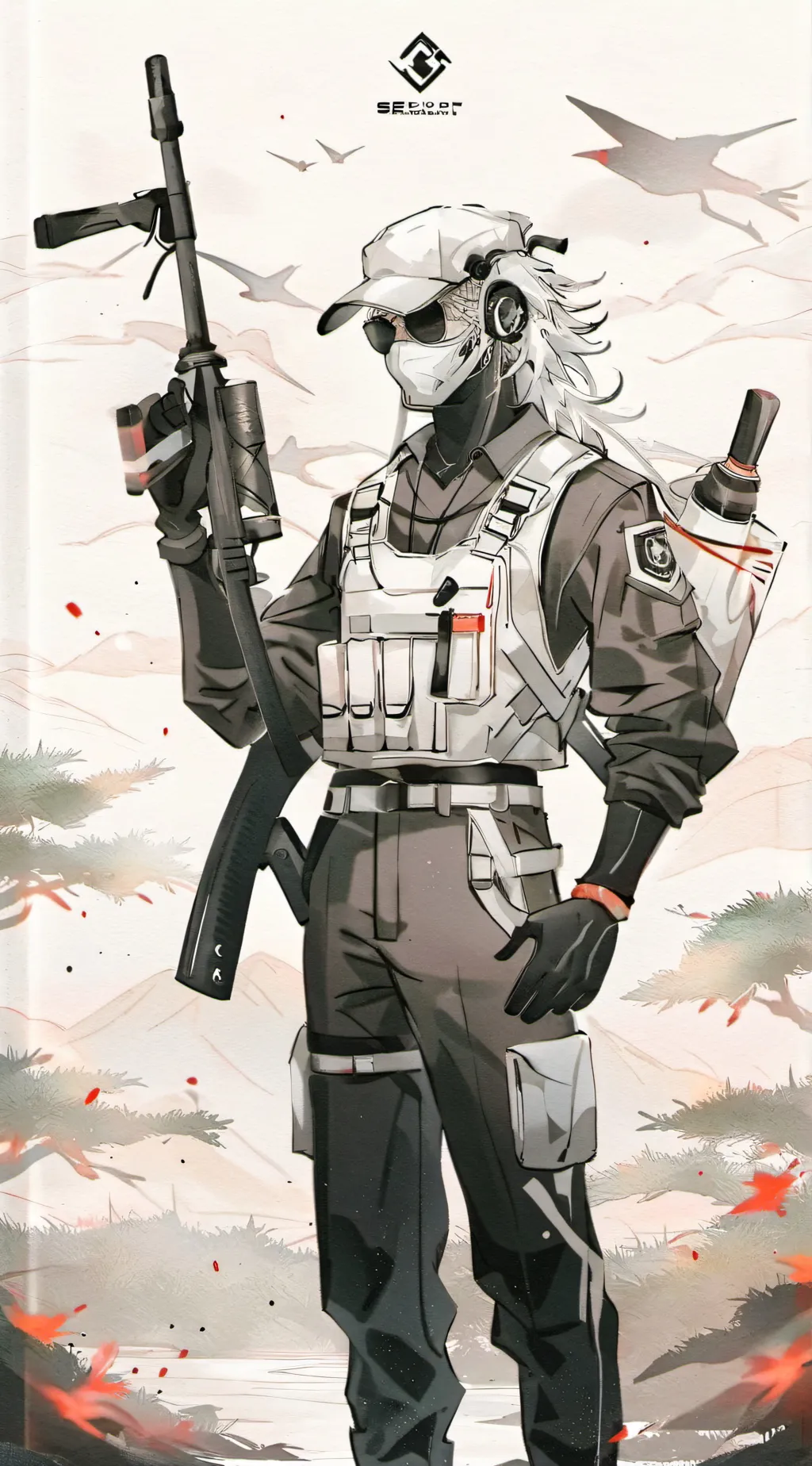 ai character: The Scp Foundation background