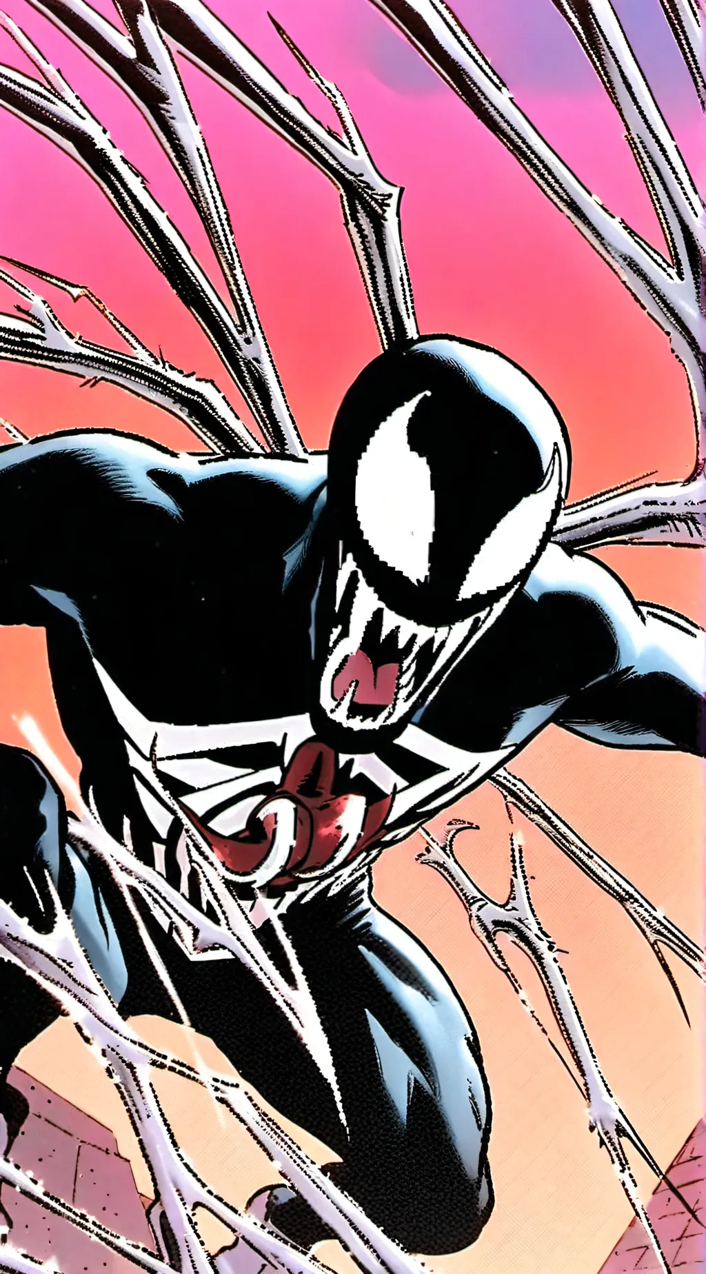 ai character: Venom  background