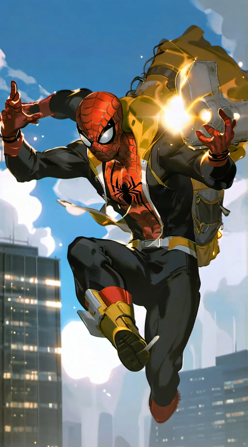 ai character: Spider gang background