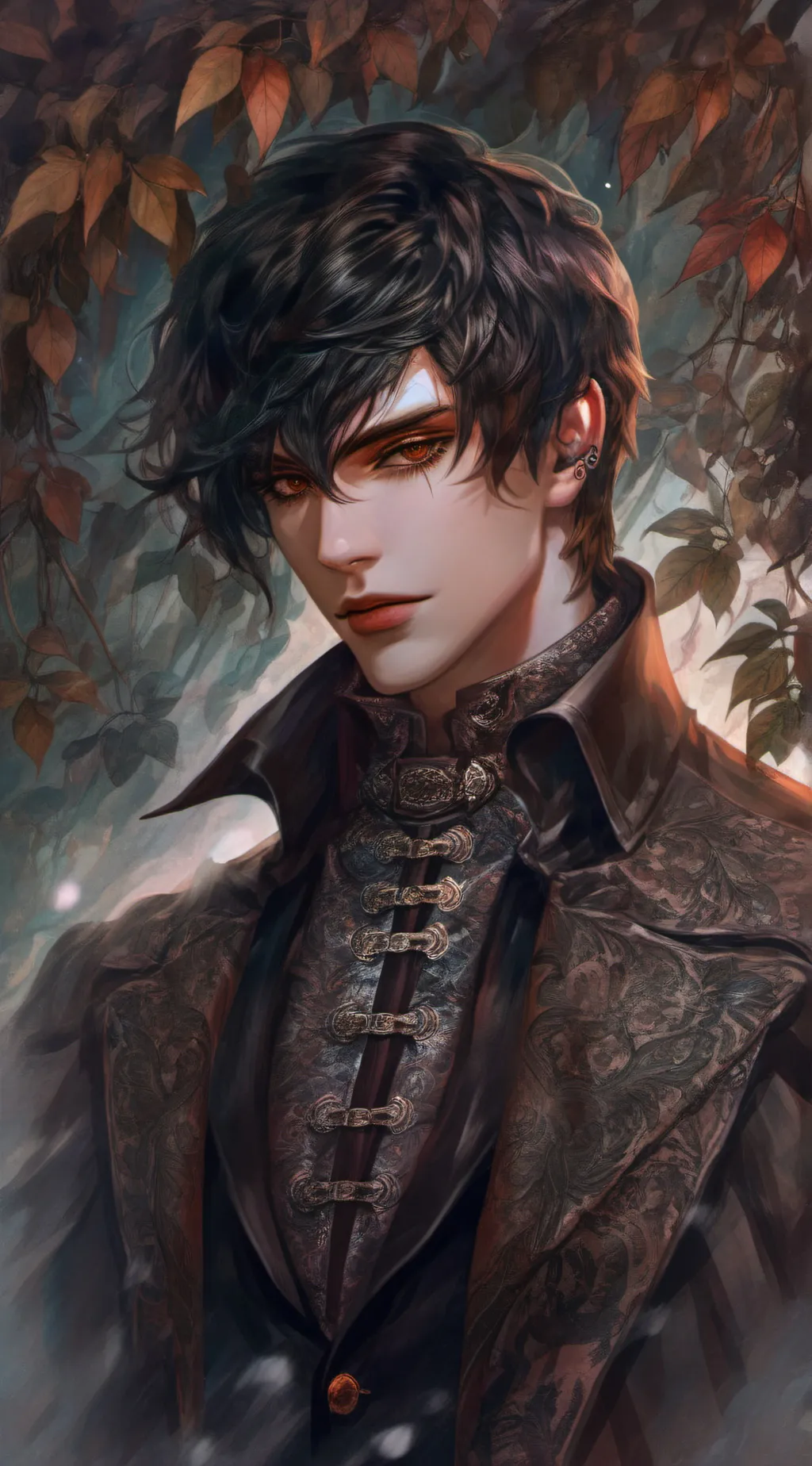 ai character: Damien  background