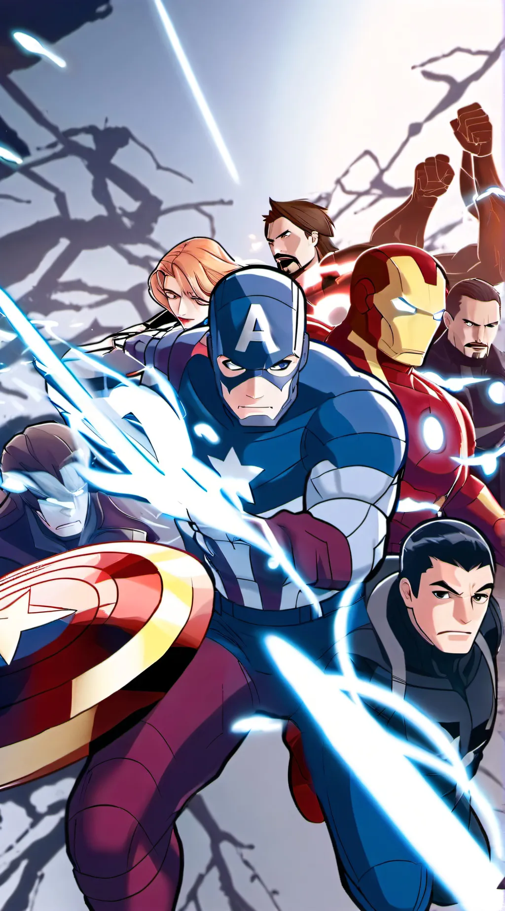ai character: Avengers 13 background
