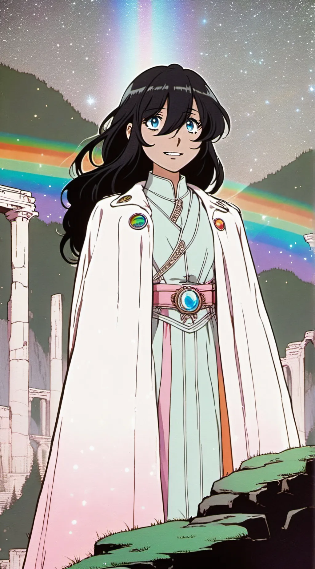 ai character: Alma, soul goddess background