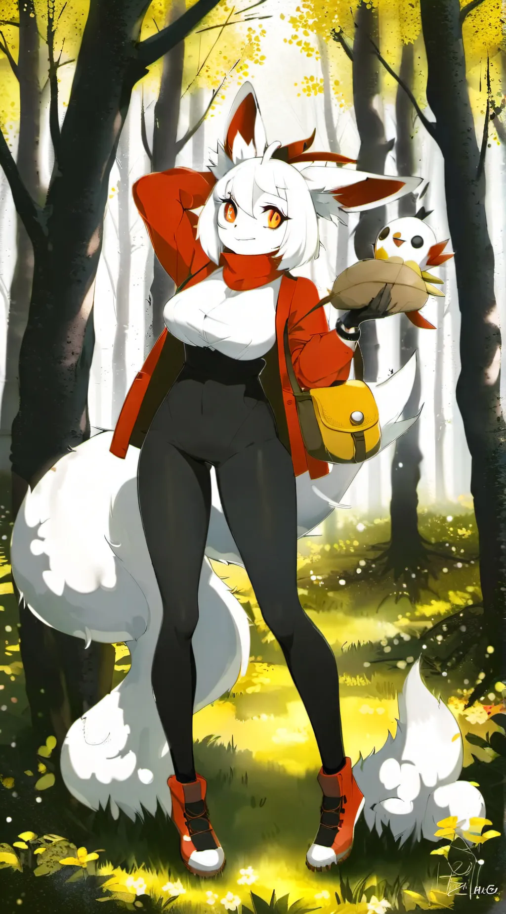 ai character: Rose background