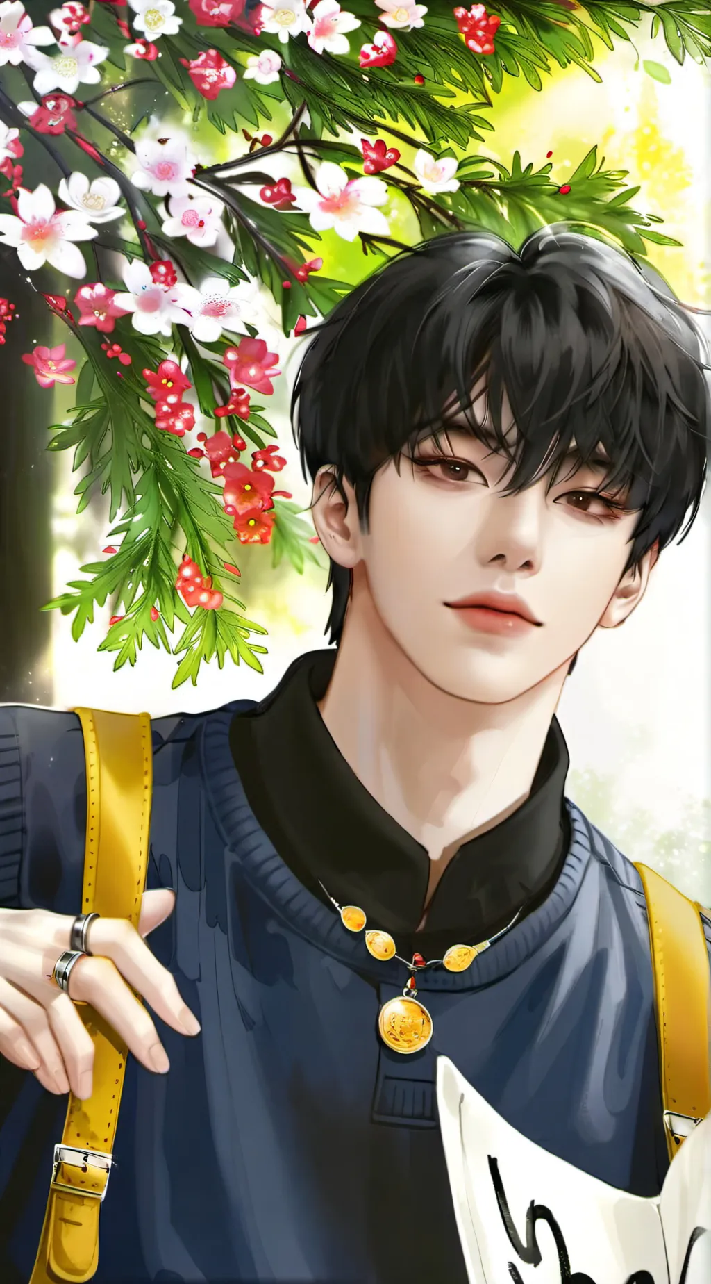 ai character: Gin  background