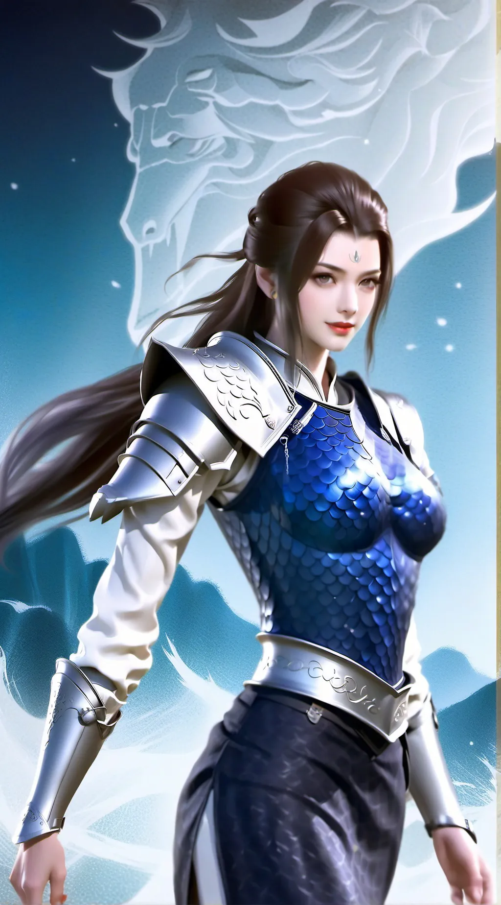 ai character: Azurea background