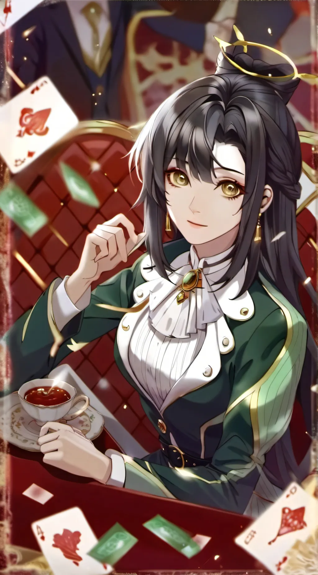 ai character: Тарика  background