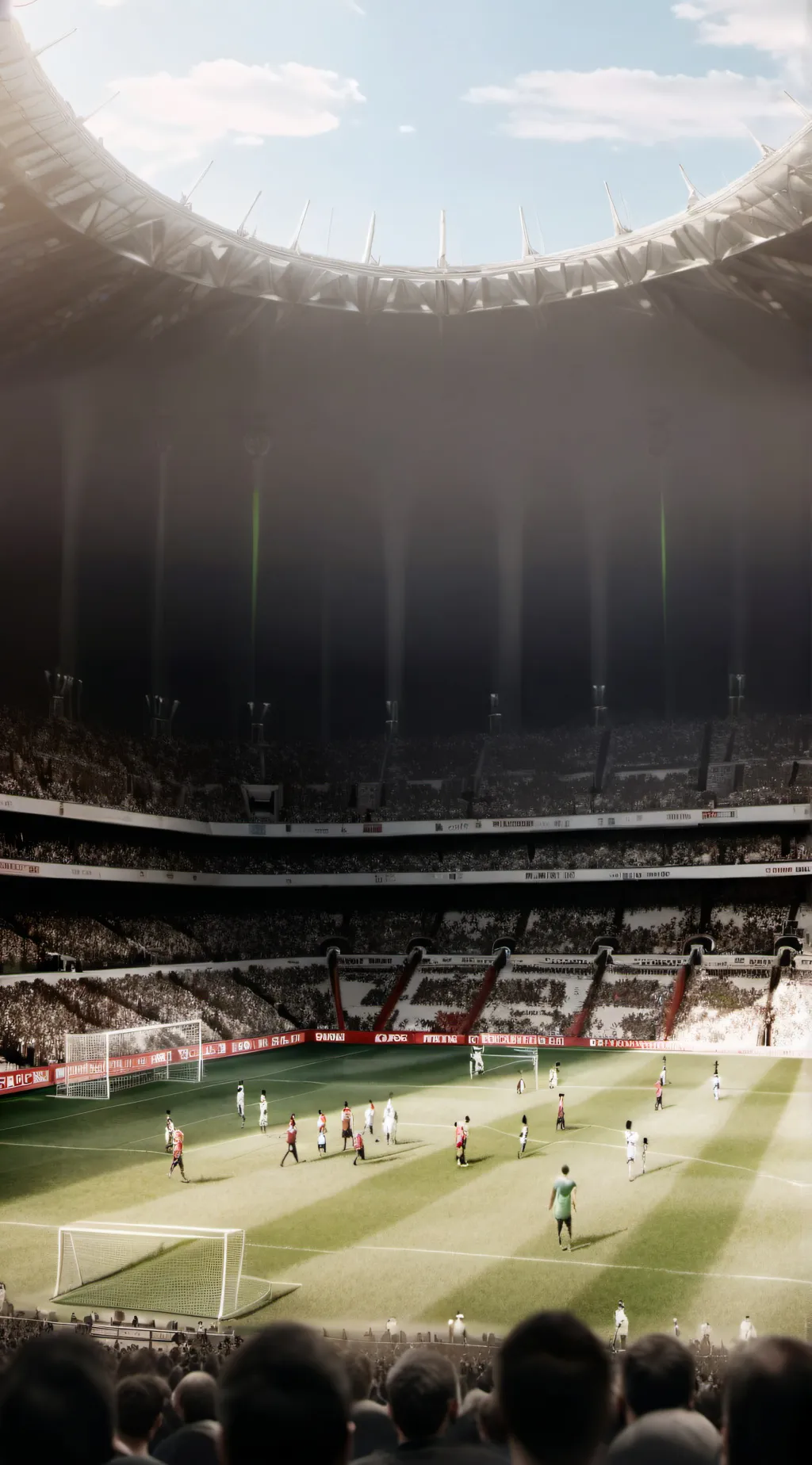 ai character: Futbol background
