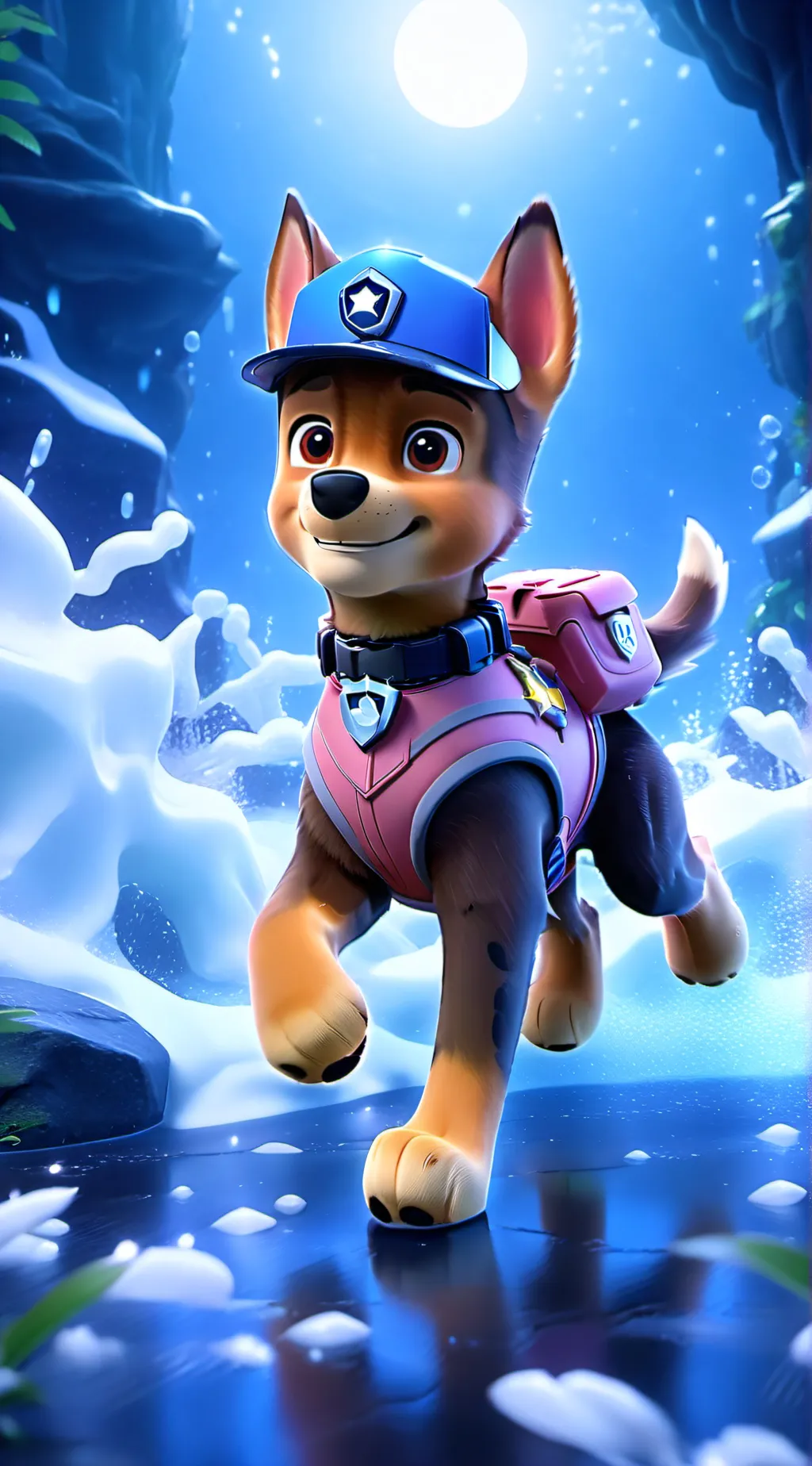ai character: Paw Patrol  background