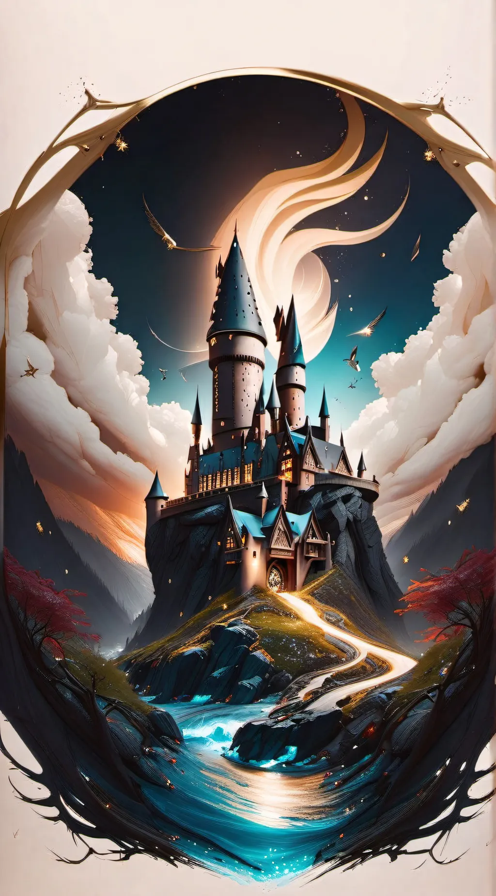 ai character: HOGWARTS 💚🐍🍏 background
