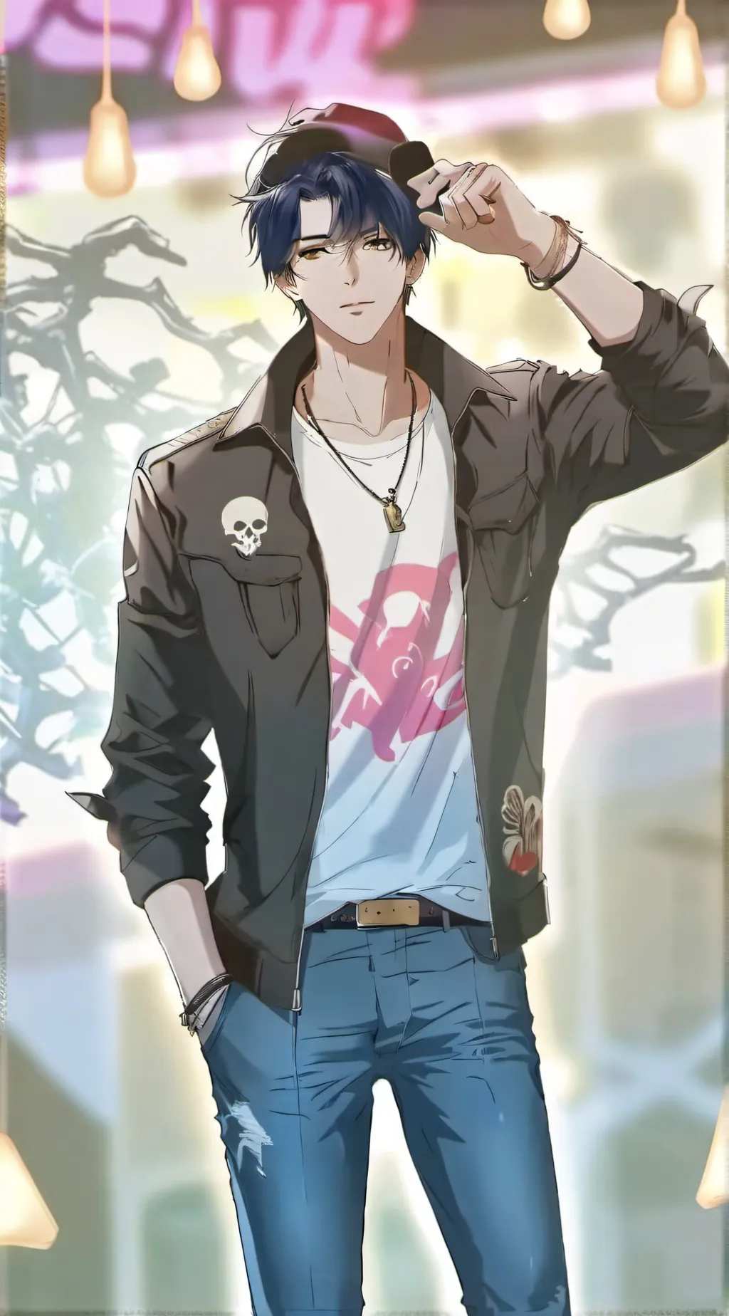 ai character: Xavier  background