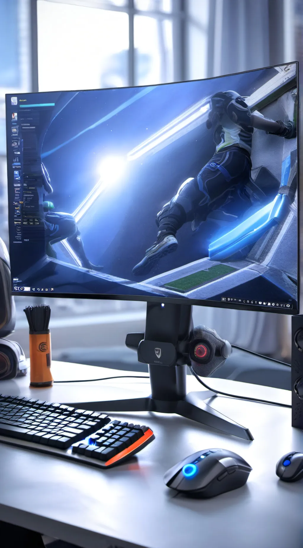 ai character: Streamer background