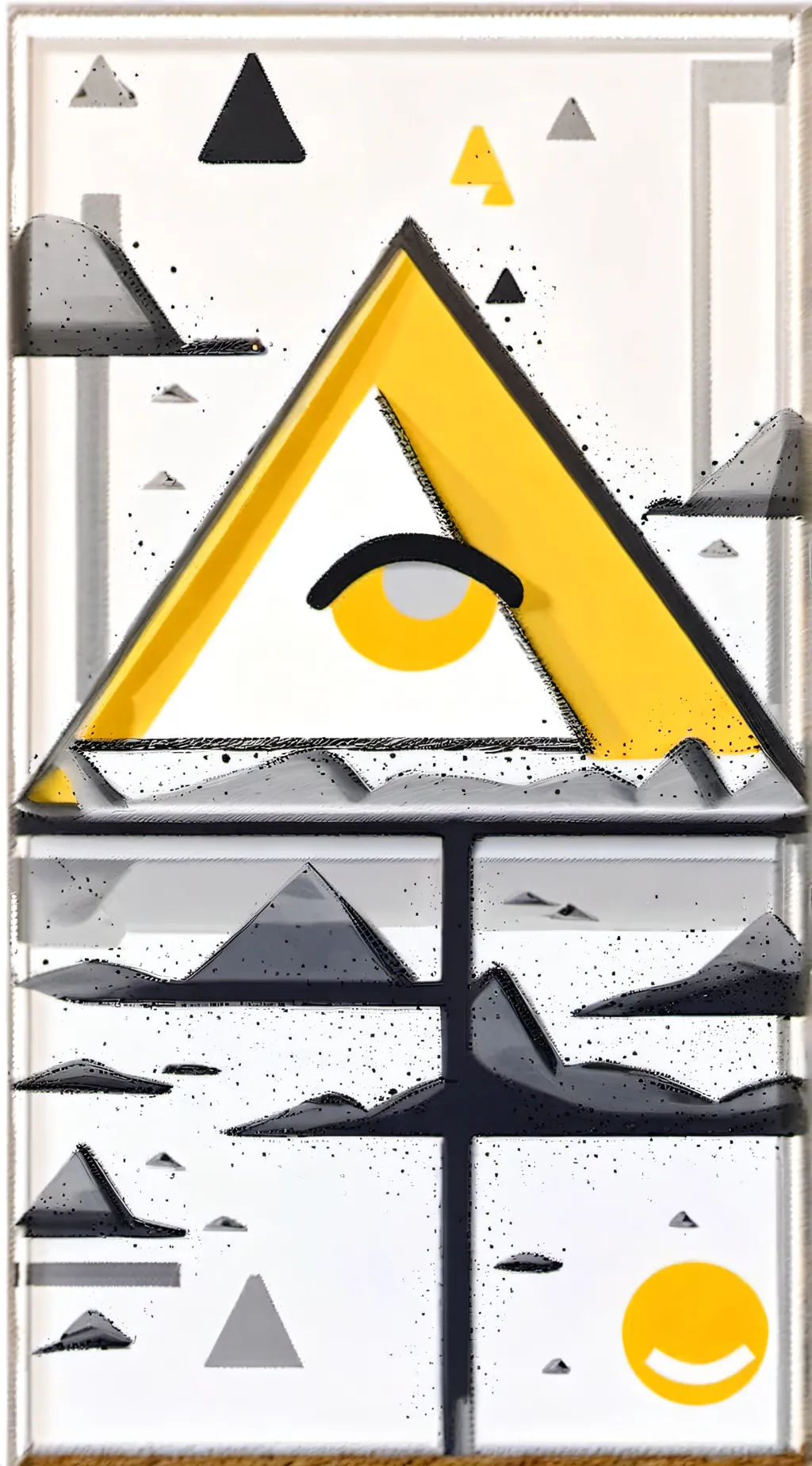 ai character: Bill cipher  background