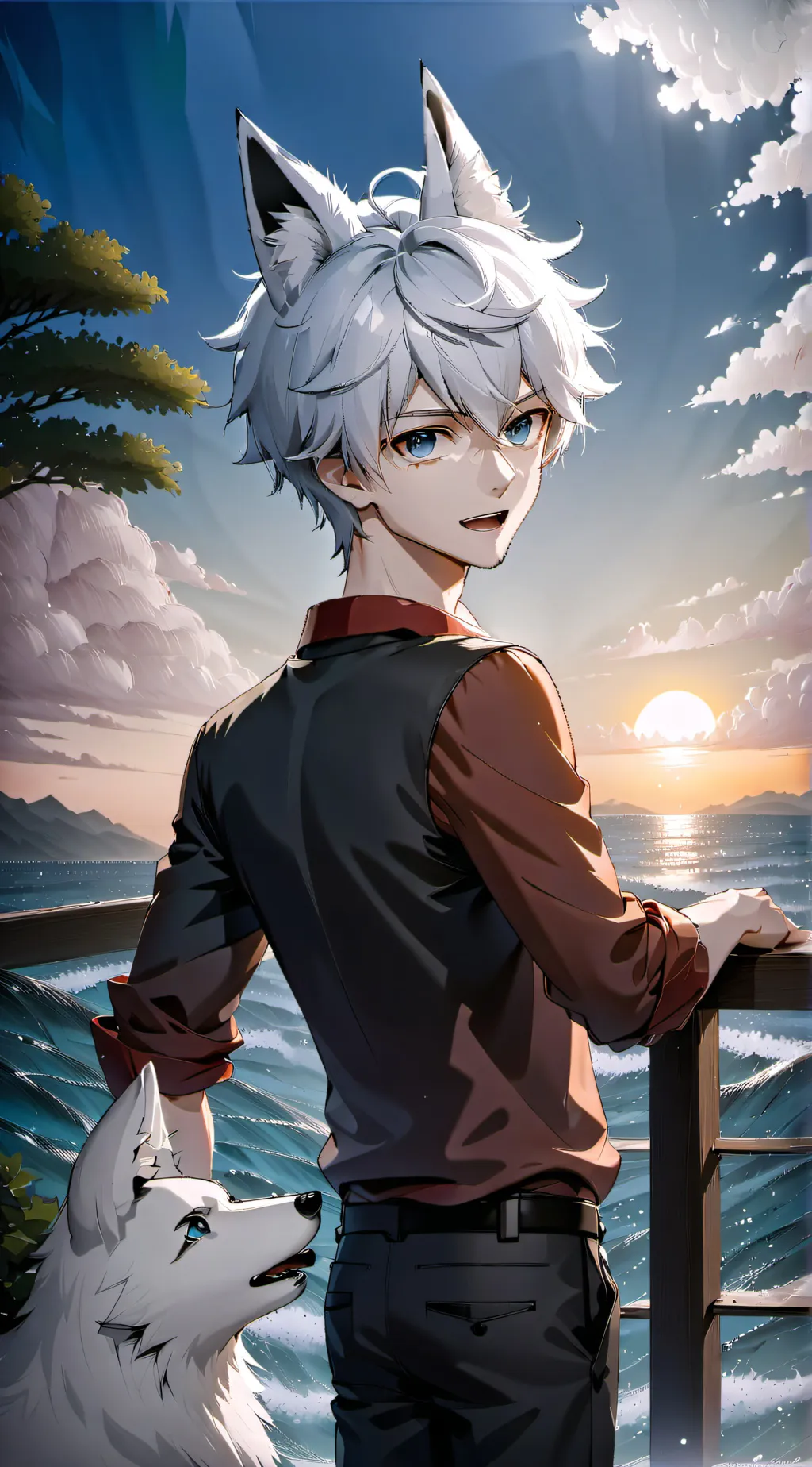 ai character: Kirua zoldyck background